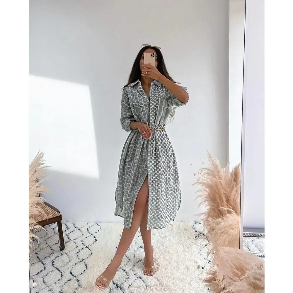 ZARA
Embroidered shirt dress New - Picture 7 of 11